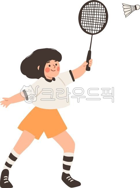 Badminton,badminton player,badminton character,badminton illustration,exercise,athlete,exercise character,exercise illustration,sports,sports player,person exercising,female character,female athlete,women's badminton