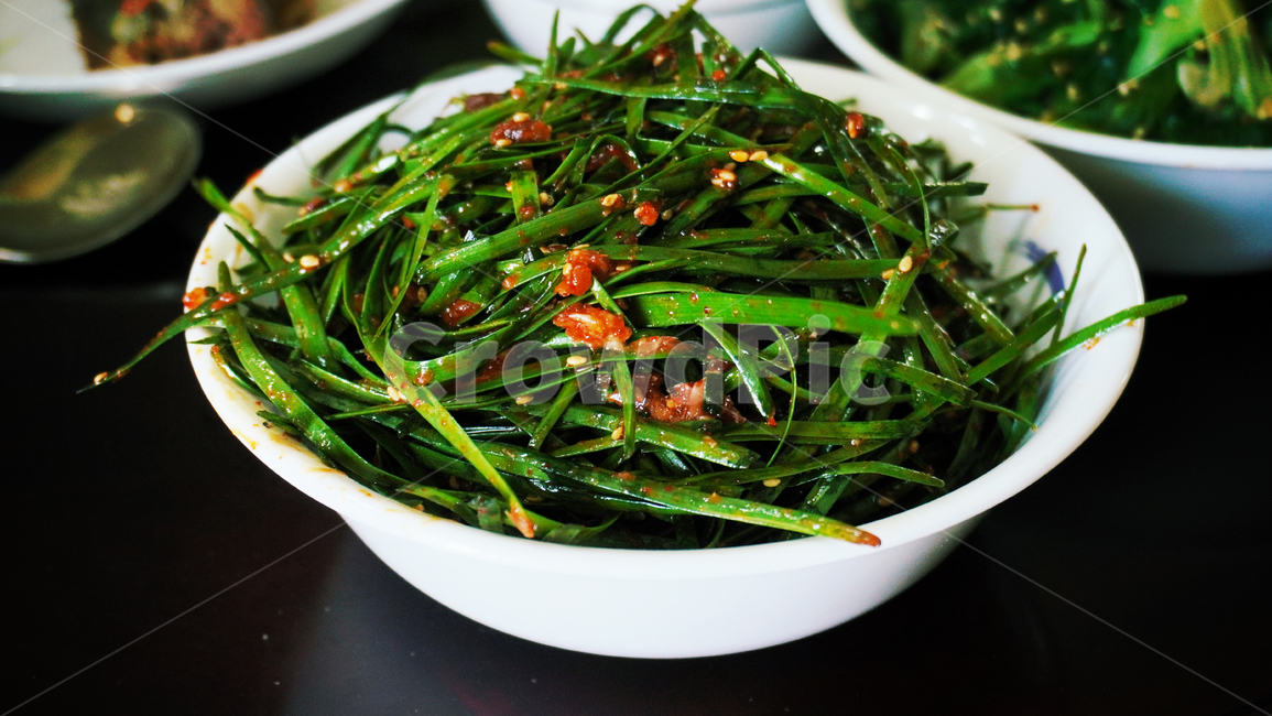 부추,밥상,음식,먹거리,부추무침,요리,food