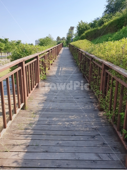 다리,산책로,난간,오르막길,그림자