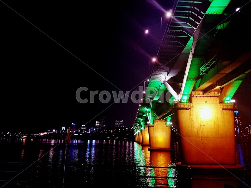 한강,야경,대교,한강대교,밤,야경,밤,풍경,nightscape,night,landscape,건축물,건물외관,exterior,building,structure,architecture,construction,water,물,flare,플레어,light,빛