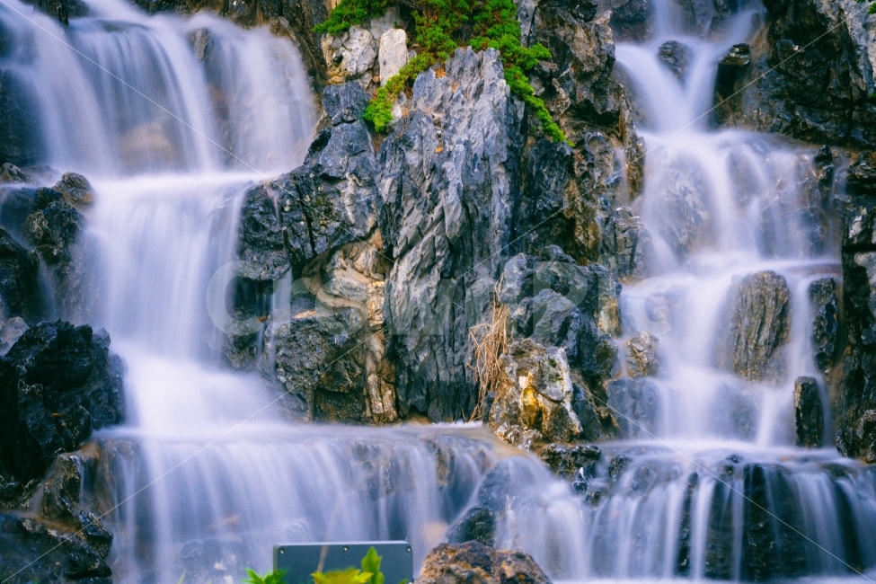 폭포,장노출,물,곡선,녹색,돌,이끼,자연,풍경,nature,landscape,outdoors,옥외,water,river,강,waterfall