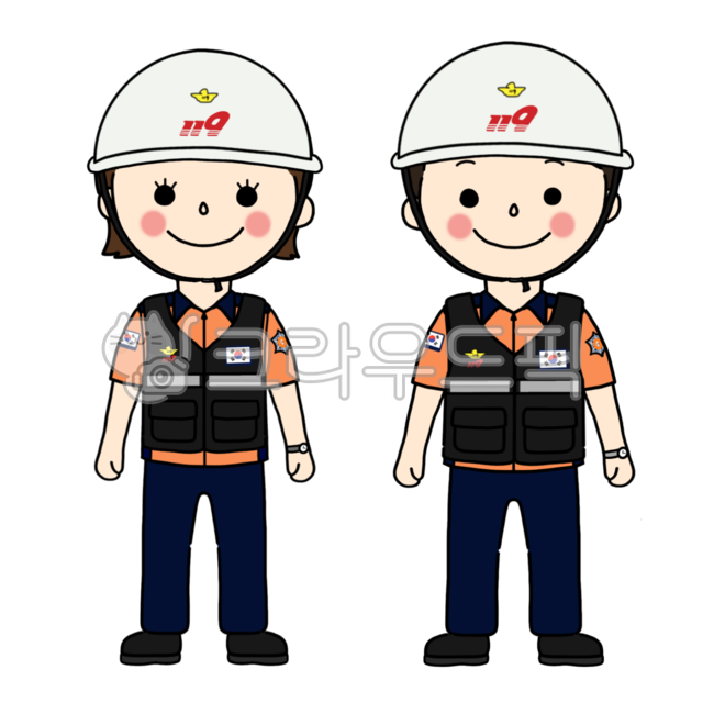Paramedic illustration,dispatch,emergency,Paramedic uniform,firefighter uniform,fire suit,uniform,firefighter,fire brigade,Occupation illustration,119,Firefighter illustration,119 Rescue Team,activewear,rescue team,Republic of Korea firefighters,Korea Res