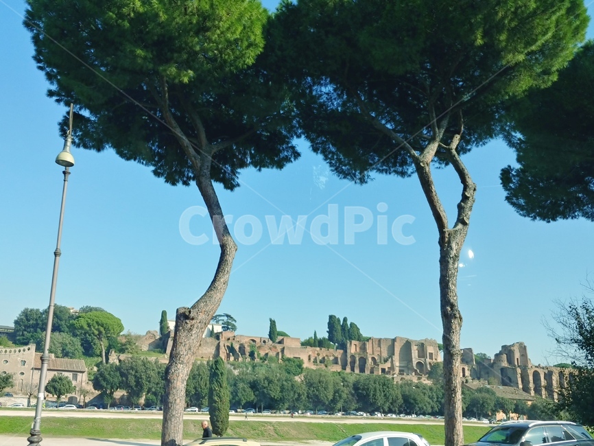 하늘,유럽,푸른,도로,건물