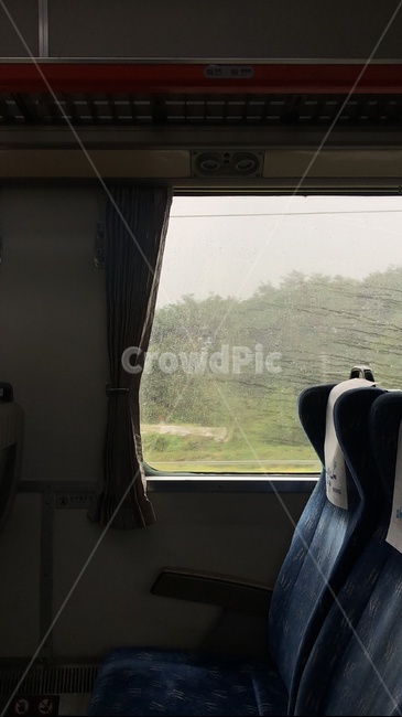 여행,기차,비오는날,풍경,자연