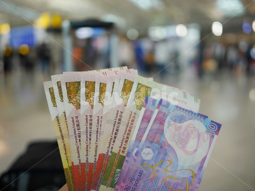 홍콩달러,홍콩,공항,돈,지폐,dollar,money,홍콩화폐,홍콩돈