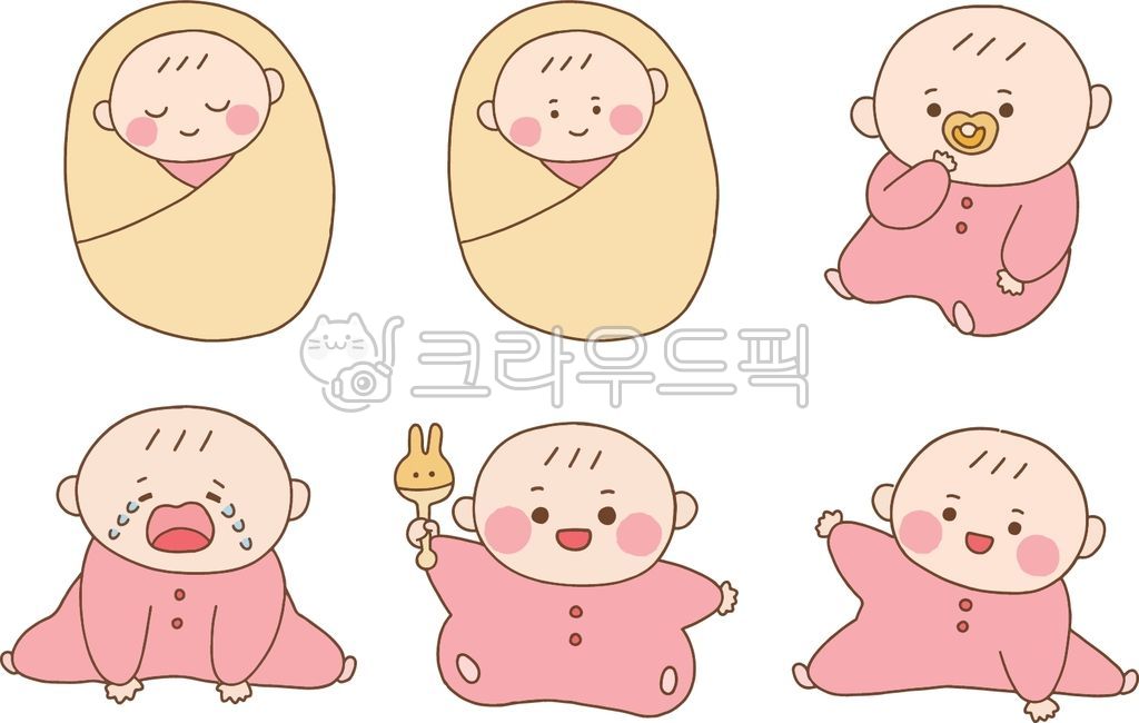 아기,아기캐릭터,아기일러스트,유아,baby,신생아,귀여운,babycharacter