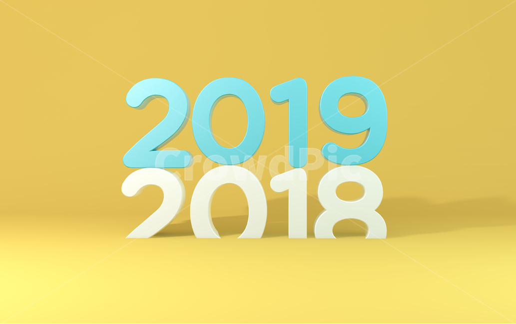 신년,새해,2019,기해년,숫자,텍스트,타이포그라피,일러스트,그래픽,3d,입체,타이포,그래픽,일러스트레이션,graphic,illustration