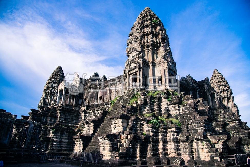 앙코르와트,씨엠립,캄보디아,cambodia,angkor,temple,사원,유적,하늘,푸른,구름,석상,석탑,종교