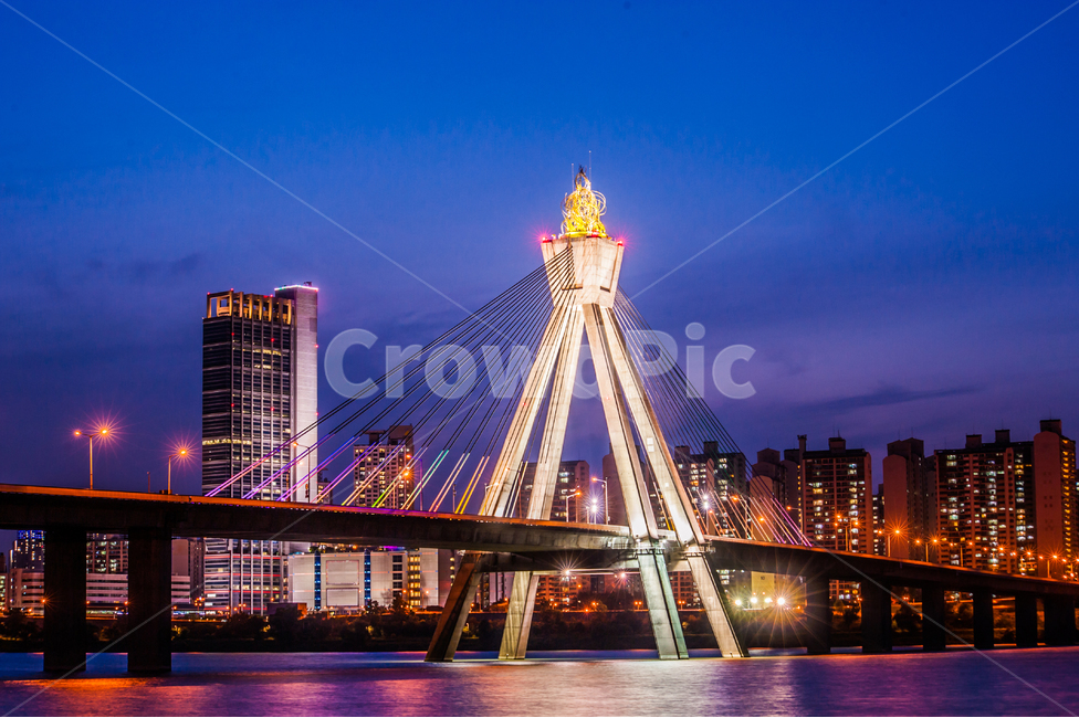 올림픽,대교,서울,bridge,한강,야경,한국,야경,밤,풍경,nightscape,night,landscape,건축물,건물외관,exterior,building,structure,architecture,construction,건물,다리