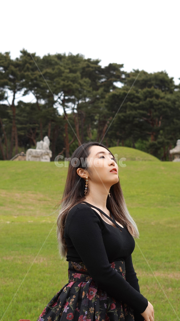 생활한복,한복,융건릉,문화재,여성,왕릉