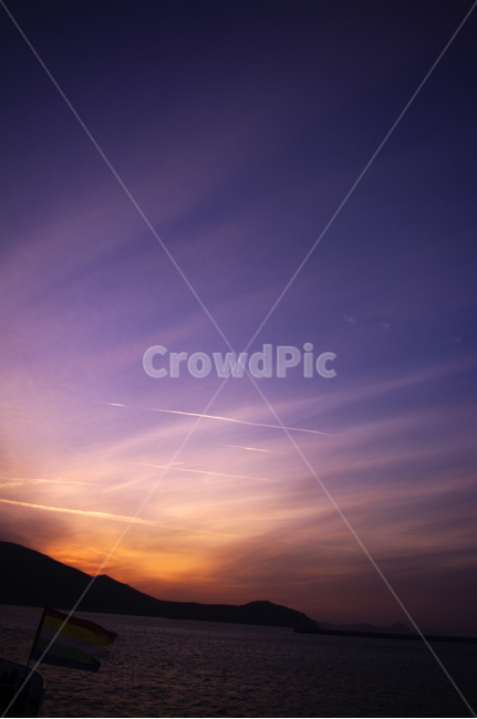 바다,풍경,섬,노을,하늘,구름,산,color,일출,sunrise,자연,풍경,nature,landscape,outdoors,옥외,sky