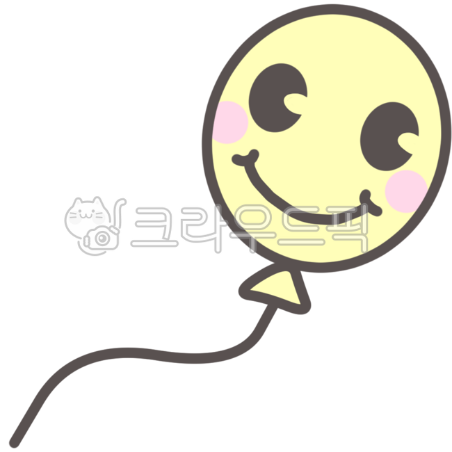 풍선,풍선그림,풍선이미지,풍선일러스트,웃음,스마일,스마일풍선,노란풍선,풍선캐릭터