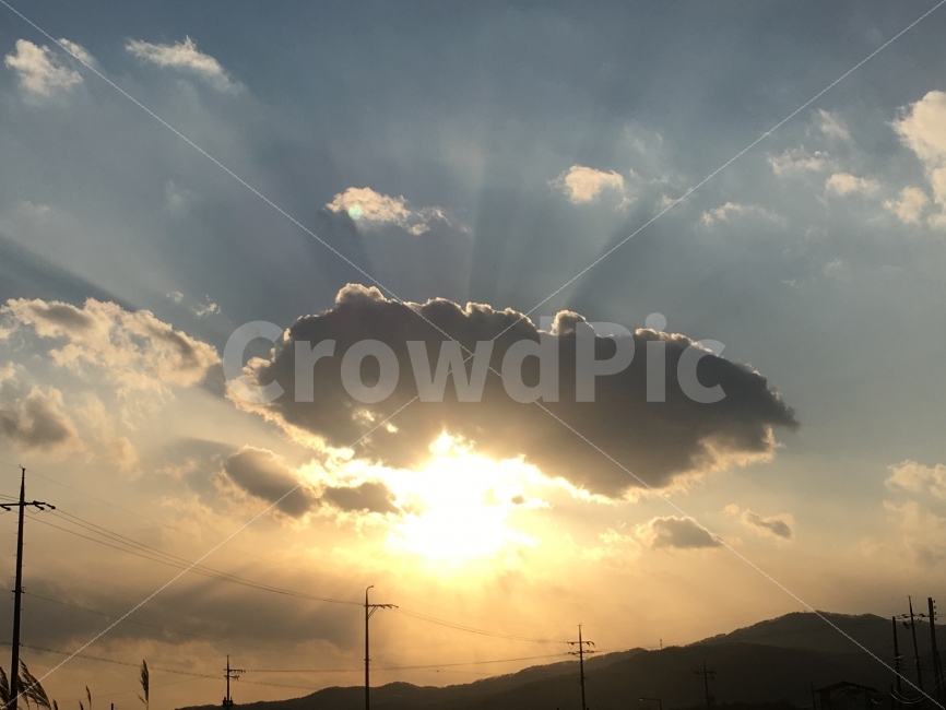 구름,일몰,햇빛,풍경,노을,빛,하늘,자연,풍경,nature,landscape,flare,플레어,light,sunlight