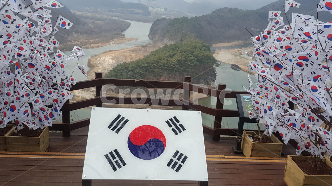 한반도,한반도모형,우리나라,태극기,한반도지형