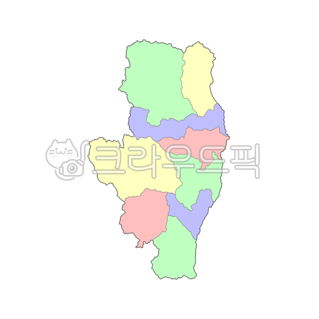 townships,Gyeongbuk,yellow,fourcolor map,red,Gyeongsangbukdo,Yeongnam,dongs,Yeongdeok,map,Republic of Korea,Korea,provinces,green,cities,maps,Gyeongsangdo,administrative district maps,Yeongdeokgun,administrative districts,blue,towns,counties