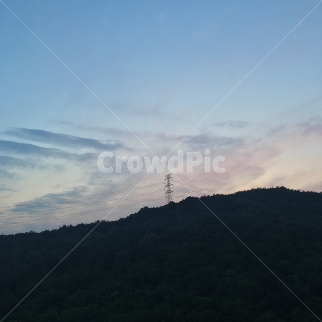 하늘,풍경,노을,일몰,산,자연,풍경,nature,landscape