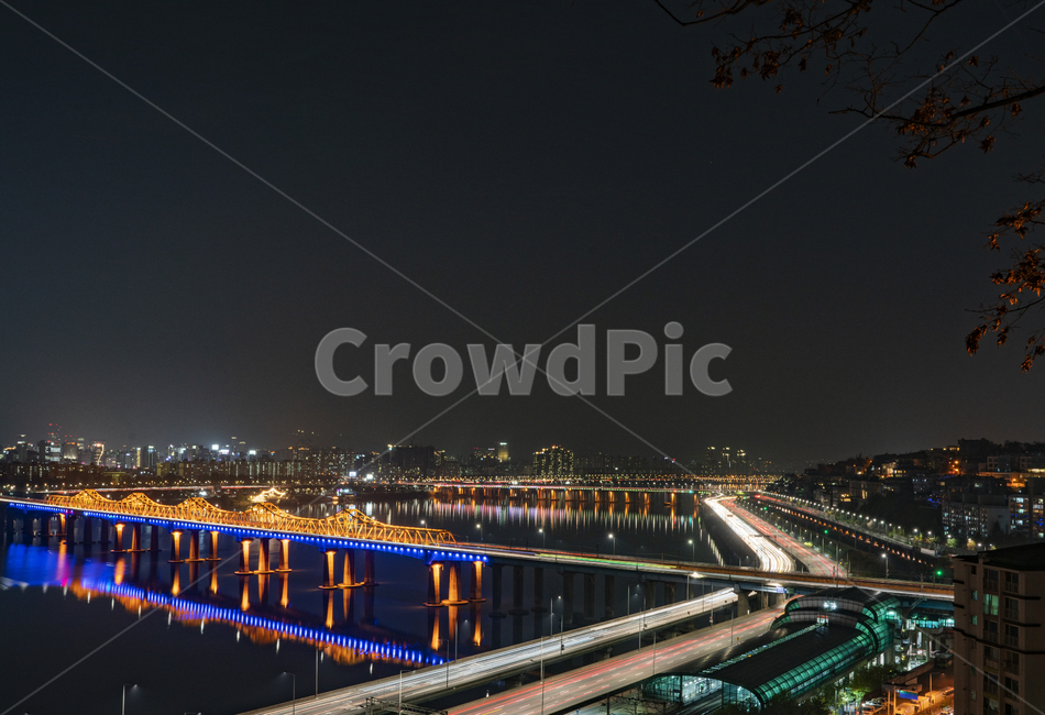 야경,풍경,도로,다리,지하철,서울,감성,빈티지,고화질,야경,밤,풍경,nightscape,night,landscape,도시,city,한국도시풍경,한국도시경관,korea cityscape,road