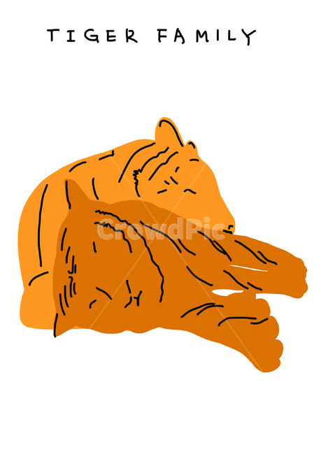 ainmal,tiger,family,drawing,art,미술,그래픽,일러스트레이션,graphic,illustration