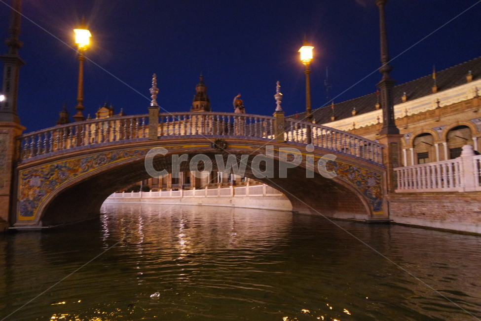 다리,야경,스페인광장,건물,bridge