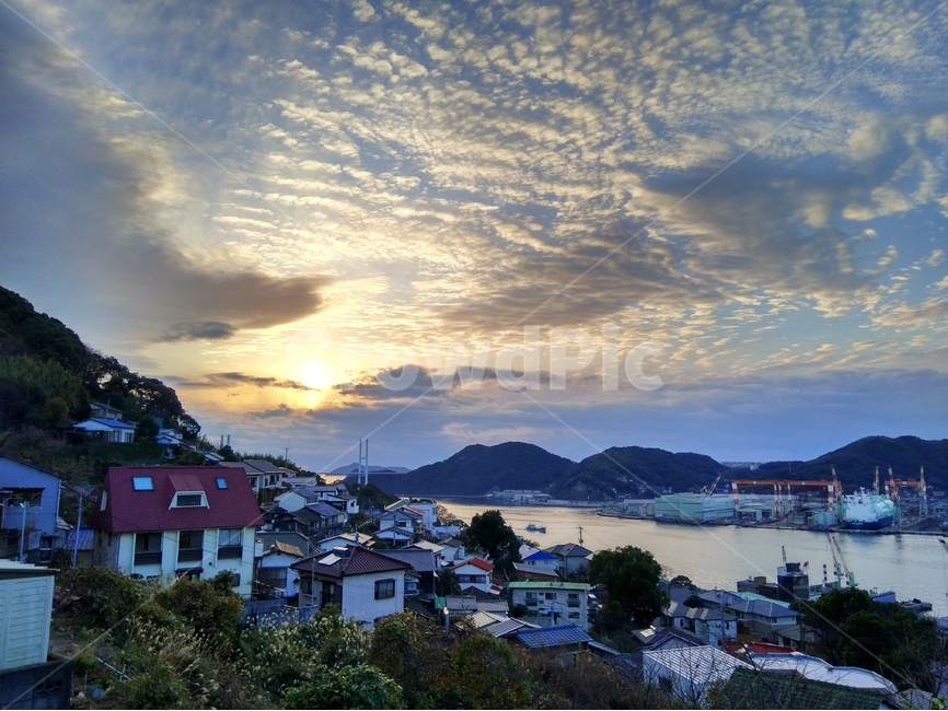 석양,하늘,일본,나가사키,nagasaki,japan,해외도시풍경,world,풍경,경치,관광지,여행지,전경,자연,풍경,nature,landscape,시골,마을,country,rural,town,세계자연풍경,해외자연풍경,외국자연풍경,world nature landscape,outdoors,옥외,scenery