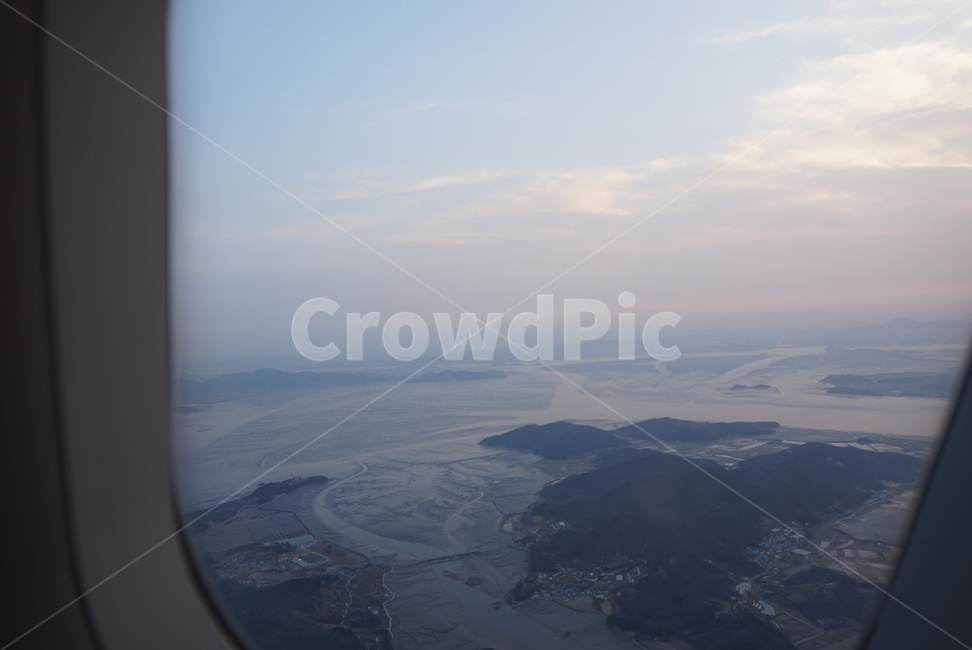 비행기샷,출국,입국,하늘,이륙,착륙