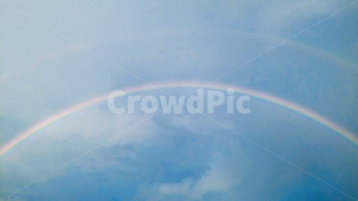 무지개,푸른하늘,rainbow,sky,구름,cloud,맑은날씨,weather