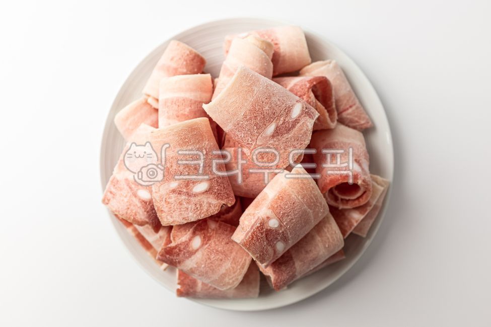 대패삼겹살,삼겹살,냉동,돼지고기,고기,냉동고기,음식,식사,식품,식료품,재료,식재료,음식재료,클로즈업,얇은,냉동된