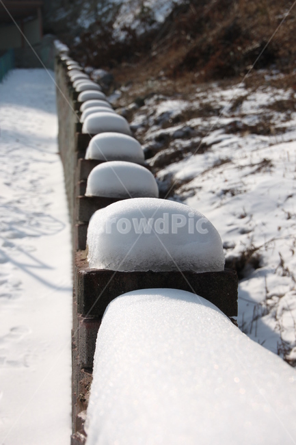 눈,snow,배열,handrail,난간,banister,자연,nature,화이트,겨울,계절,winter,season
