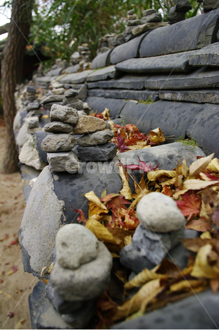가을,fall,식물,plant,나무,기와지붕,낙엽,단풍,돌탑,가을,계절,fall,autumn,season,slate,슬레이트,flagstone,판석,rubble,파편
