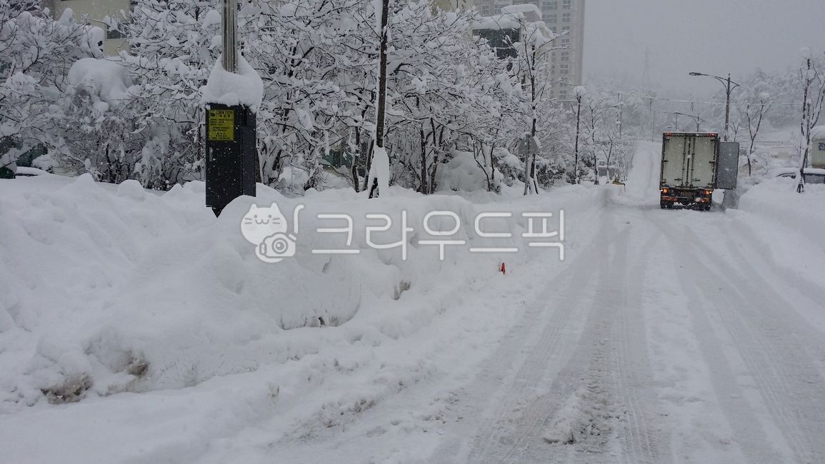 폭설, 도로, 빙판, 한파, 겨울, 사진,이미지,일러스트,캘리그라피 - 베리쿨쿨작가