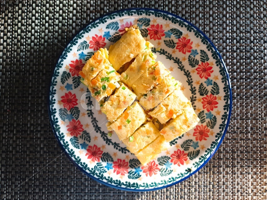 계란말이,음식,요리,플레이팅,접시