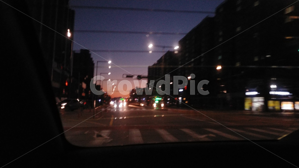 저녁,밤,도시,밤거리,교차로,노을,도시,풍경,city,landscape,asphalt,아스팔트,road,도로