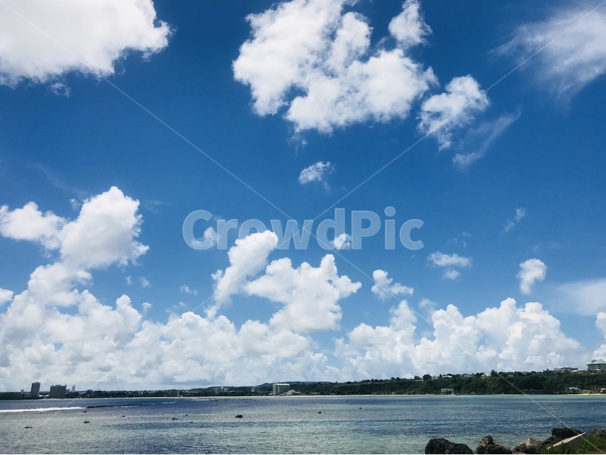 바다,해외,괌,맑은바다,하늘,자연,풍경,nature,landscape,azure sky,푸른 하늘,sky,outdoors,옥외