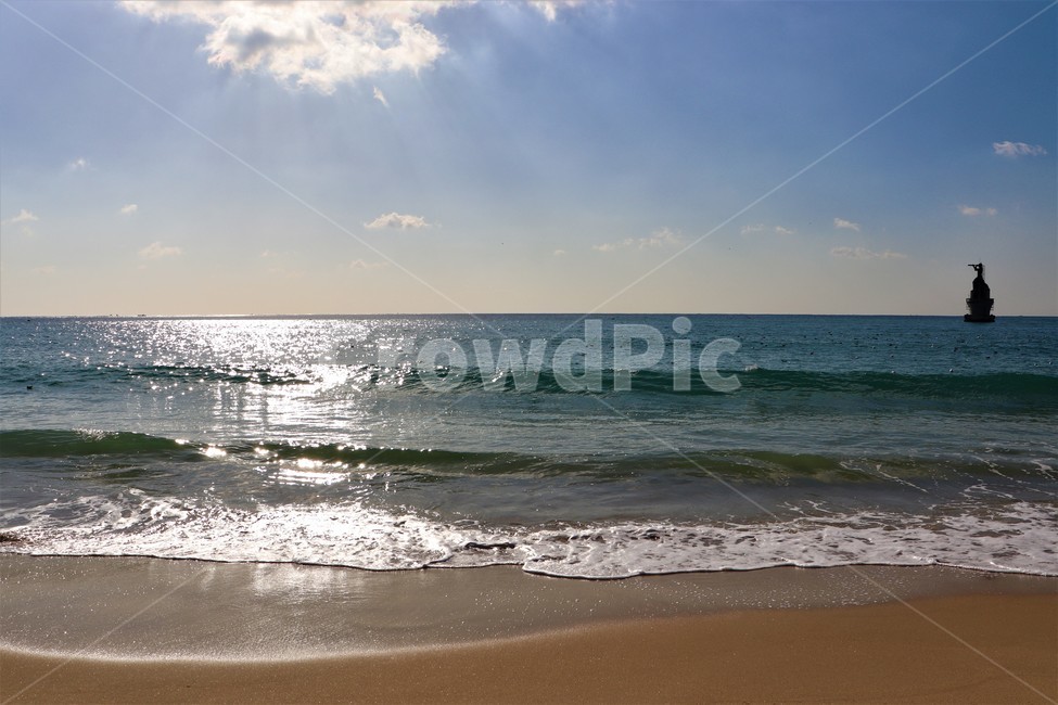 sky,cloud,sand,Beach,ocean,sea sky,Haeundae
