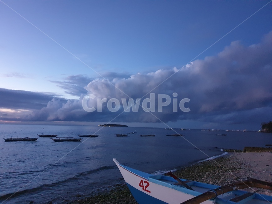필리핀,하늘,구름,바다,ocean,풍경