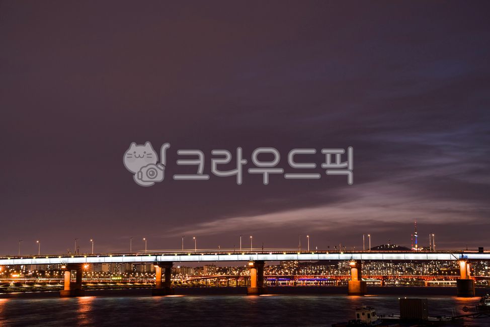 다리,영동대교,한강,노을,도시풍경,건물