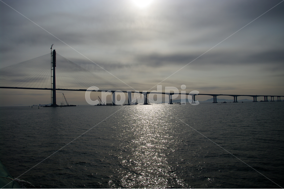 인천대교,대교,바다,sea,서해,푸른,하늘,도시,인천,한국,bridge,자연,풍경,nature,landscape,건축물,건물외관,exterior,building,structure,architecture,construction,water,물,건물