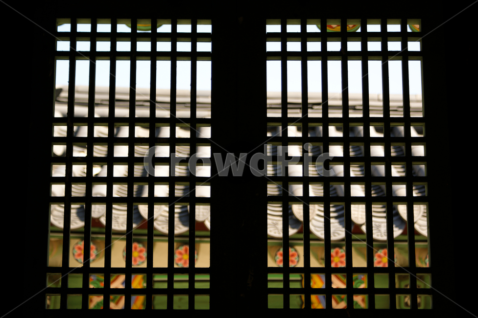 창,전통가옥,기와,지붕,window