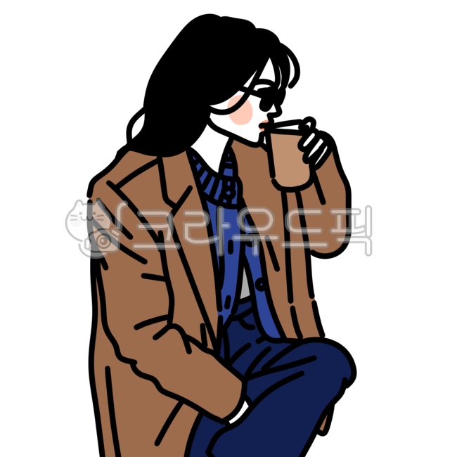 사람,사람일러스트,패션,패션일러스트,겨울패션,라인드로잉,드로잉,소스,디자인소스,포즈,자연스러운포즈,person