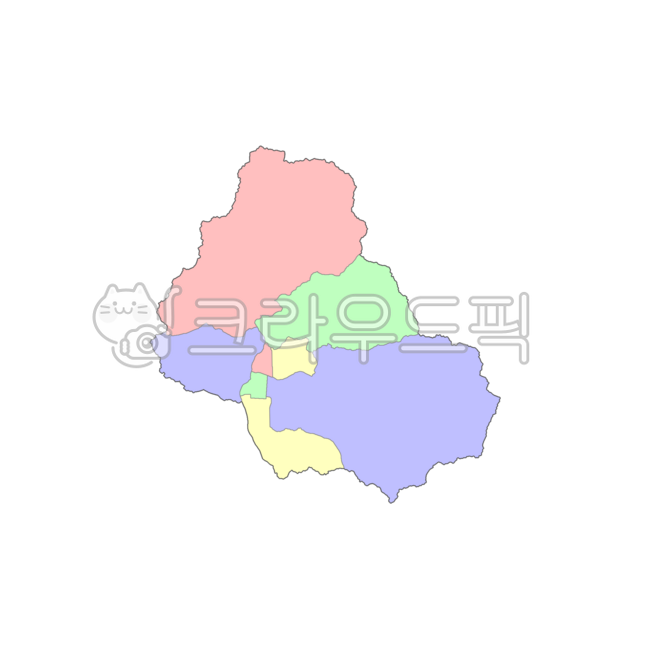 provinces,myeons,green,cities,yellow,fourcolor map,dong,administrative districts,Dongducheonsi,Gyeonggido,red,blue,towns,Dongducheon,administrative district map,counties,map,Republic of Korea,Korea