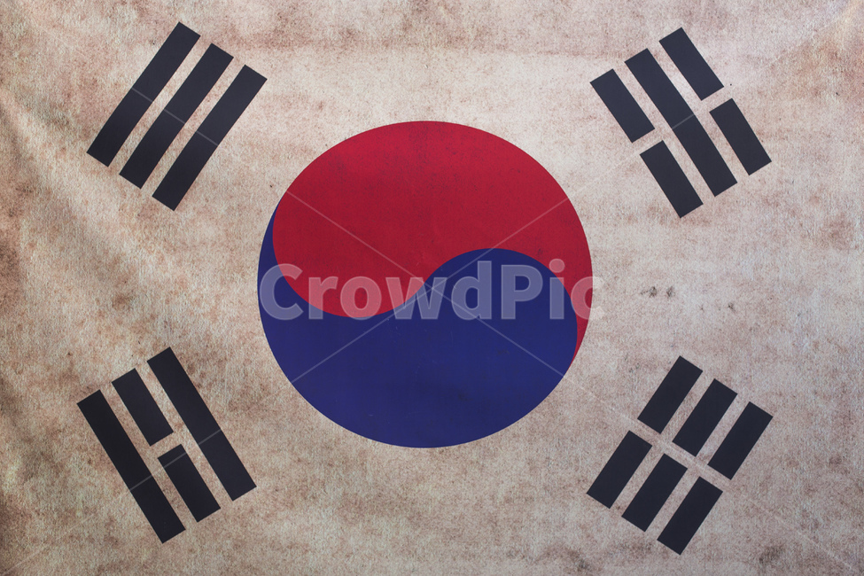태극기,국기,태극,태극마크,건곤감리,대한민국,한국,애국,나라,빈티지