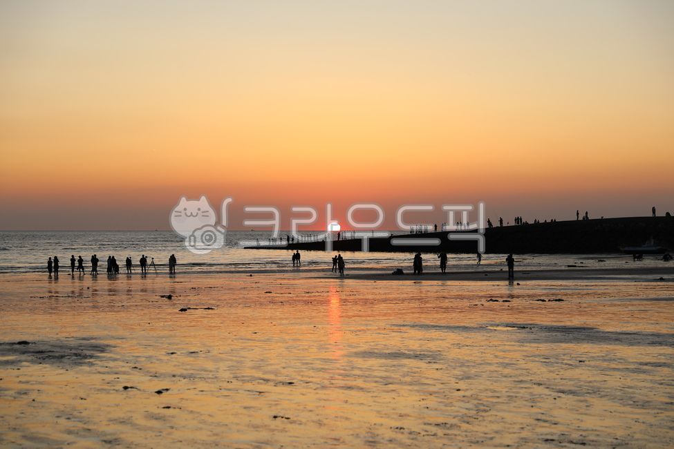 일몰,을왕리일몰,서해바다,해수욕장,바다,갯벌,일몰명소,sunset