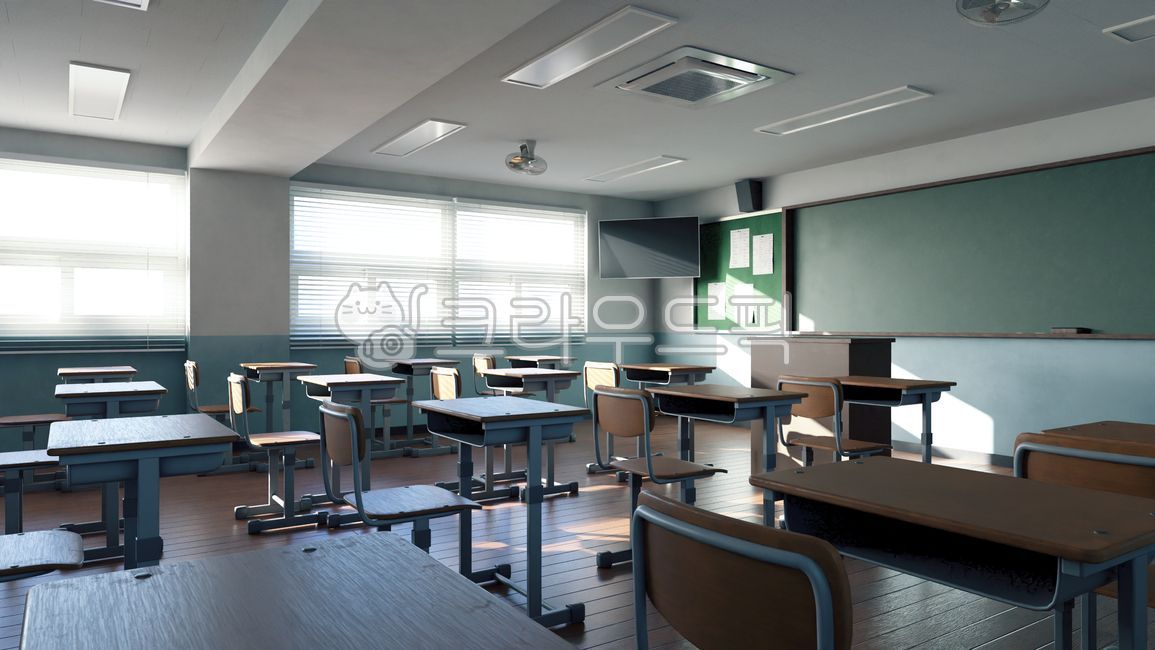 학교,교실,빈교실,칠판,학생