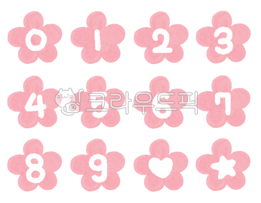 Decorating a diary,shape,star,hand drawing,Day care Center,sticker,png,handwriting,heart,Figure,flower,number,Dakku,petal,Good Note Sticker,kindergarden,design elements,illustration,decoration