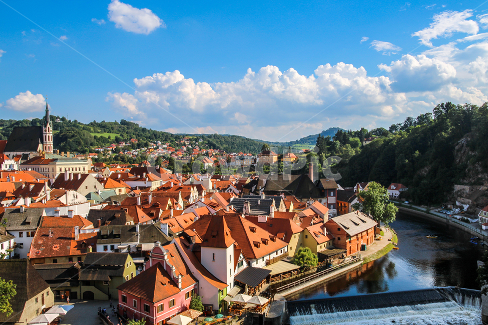 체스키크럼로프,체코,체스키크롬로프,동화,유럽동화,유럽마을,역사지구,역사,문화,유네스코,이발사,중세,중세도시,강,하늘,구름,탑,주황,주황지붕,붉은지붕,동화도시,도시,풍경,city,landscape,해외,외국,세계,foreign,oversea,world,세계도시풍경,해외도시풍경,외국도시풍경,world cityscape