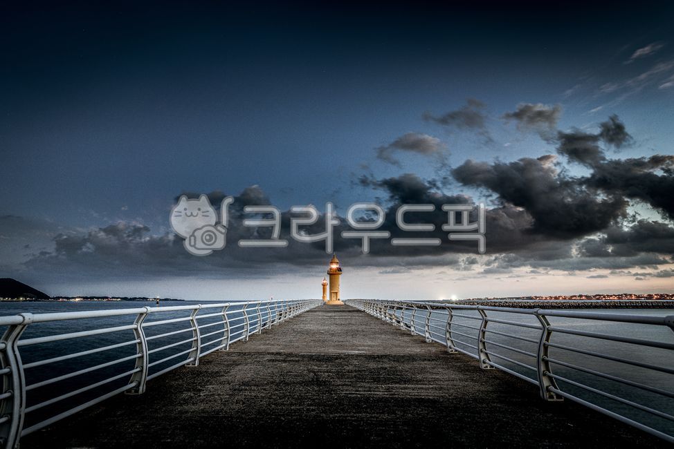 night view,Seongsan Port,pretty sky,ship,Lighthouse,sense of originality,clouds,fishing boat,beautiful,view,morning sky,Udo Island,weather,Jeju Island,wonderful sea,sky,waves,sea sunrise,nature,cool,emotional,wonderful,water,structure,morning port,sunligh