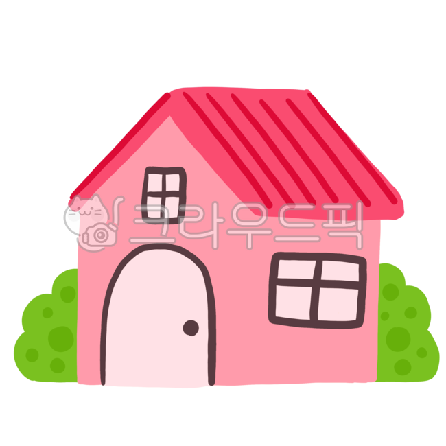 일러서트,손그림,스티커,다꾸,꾸미기,png,아이콘,장식,디자인요소,집,집일러스트,건물,식물,풀,자연,나무,나뭇잎,주택