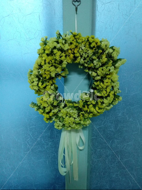 장식품,꽃,flower,꽃장식,소품,노란색꽃