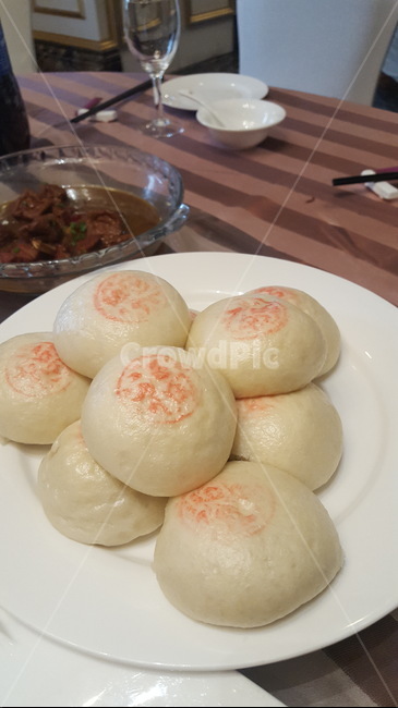 중국,항저우,음식,식당,요리,딤섬,접시