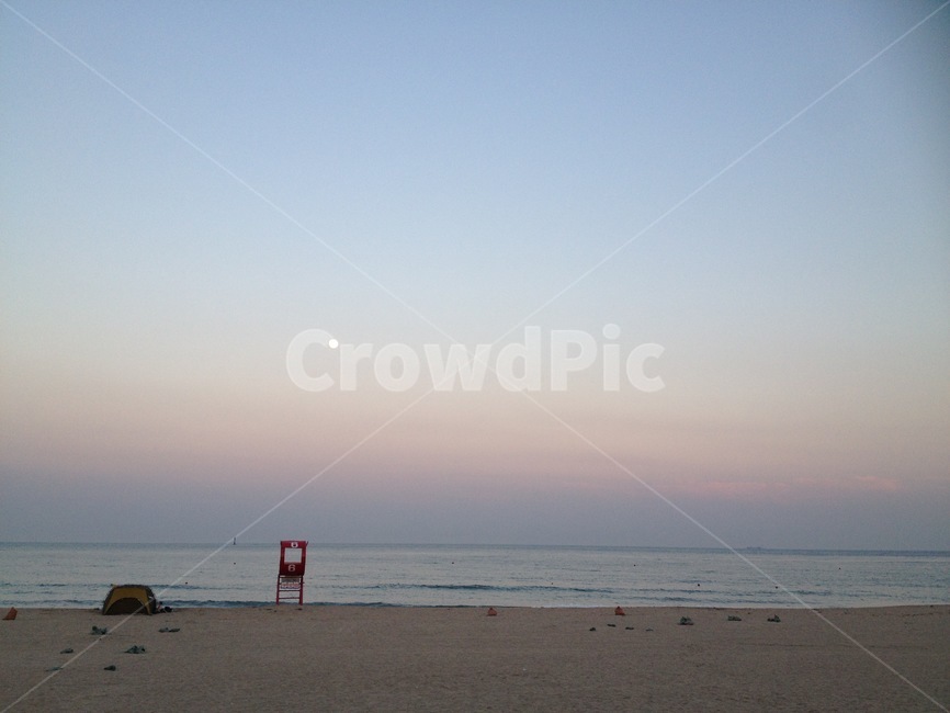 해변,바닷가,저녁바다,노을,송정,beach